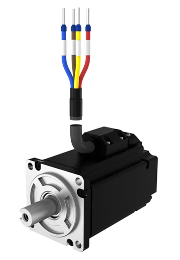 V7E-M13G-1R530-R1Y, 1500W Veichi servo motor, 4.8Nm, 3000rpm, Tamagawa 17Bit Multi turn, without brake, flange option: