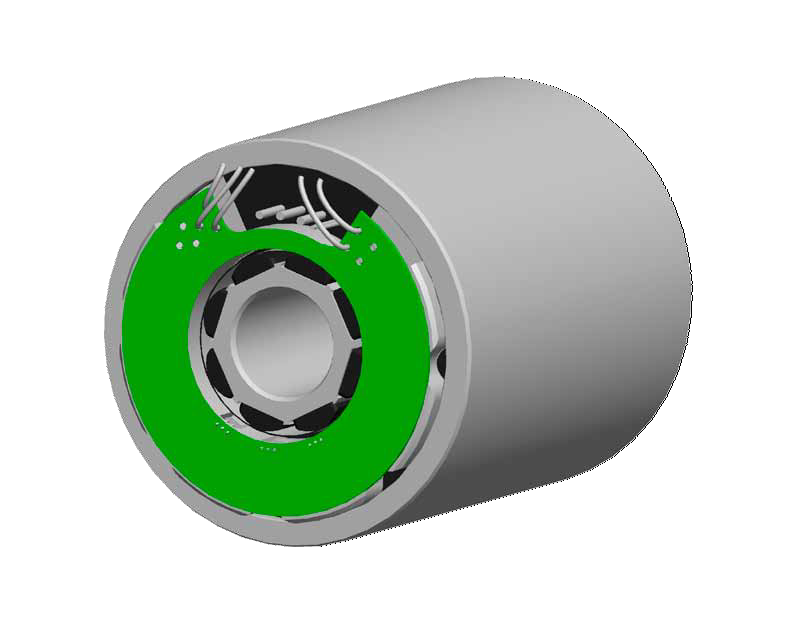Oxni frameless motor, 2.08Nm, 7700rpm, with