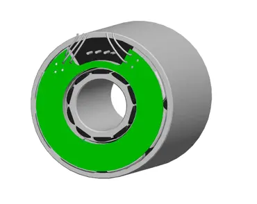 KBMS-17H03-B11Kollmorgen frameless motor, 4.9Nm, 6500rpm, with hall sensors