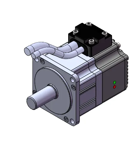 RB300-L06G-R2030-Q1K-CA-YK, 200W Veichi servo motor with integrated drive, 0.637Nm, 3000rpm, 17-Bit Magnetic single-turn encoder, without brake