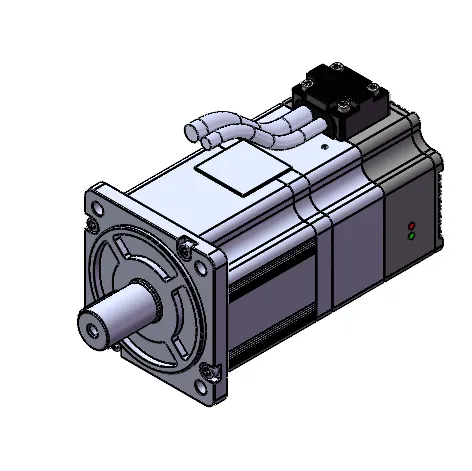RB300-L08G-R7530-R2K-CA-YK, 750W Veichi servo motor with integrated drive, 2.387Nm, 3000rpm, 17-Bit Magnetic multi-turn encoder, with brake