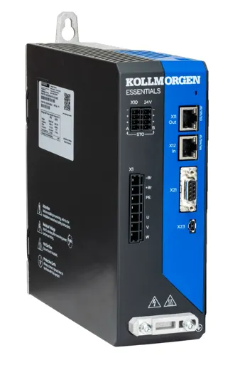 KED-SPM-6V12S-A100-0000-A Asservissement Kollmorgen Essentials 12Arms, avec EtherCat, ProfinetIRT, CIP Sync, STO PLd, Cat.3 et 2-fils codeur SFD-M (SFD3)