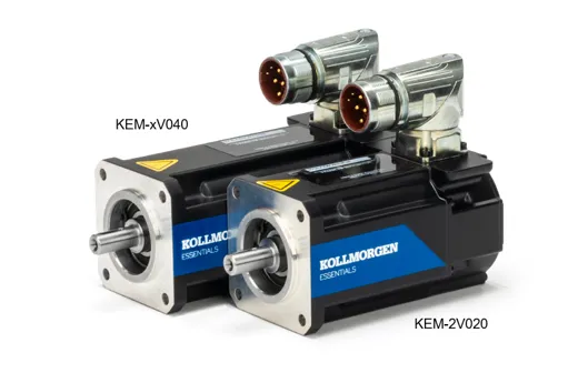 KEM-2V040-KE92CB Kollmorgen Essentials servo motor, 1.32Nm, 6000rpm, with absolute encoder, multi turn, with holding brake
