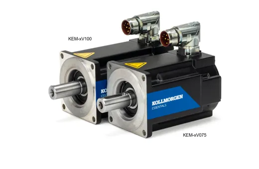 KEM-2V075-KE9NCB Kollmorgen Essentials servo motor, 2.74Nm, 6000rpm, with absolute encoder, multi turn